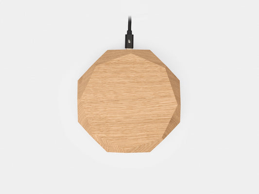 oak Geometric Charging Pad | oak