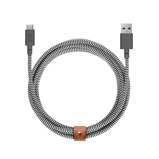 Native Union Belt Cable XL (USB-A to USB-C) - Greenline Showroom