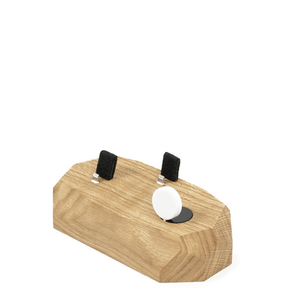 Oakywood Triple Dock - iPhone, Apple Watch, AirPods charger - Greenline Showroom